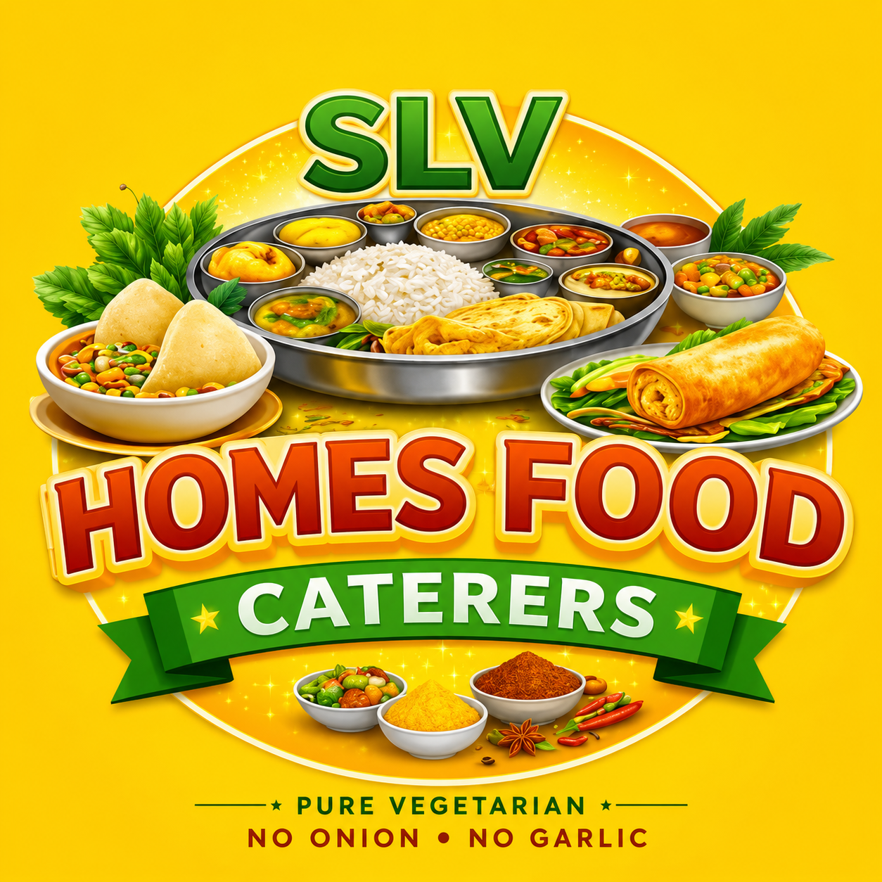 SLV Home Foods Caterers logo